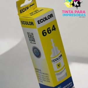 Tinta 664 Amarilla Para Epson