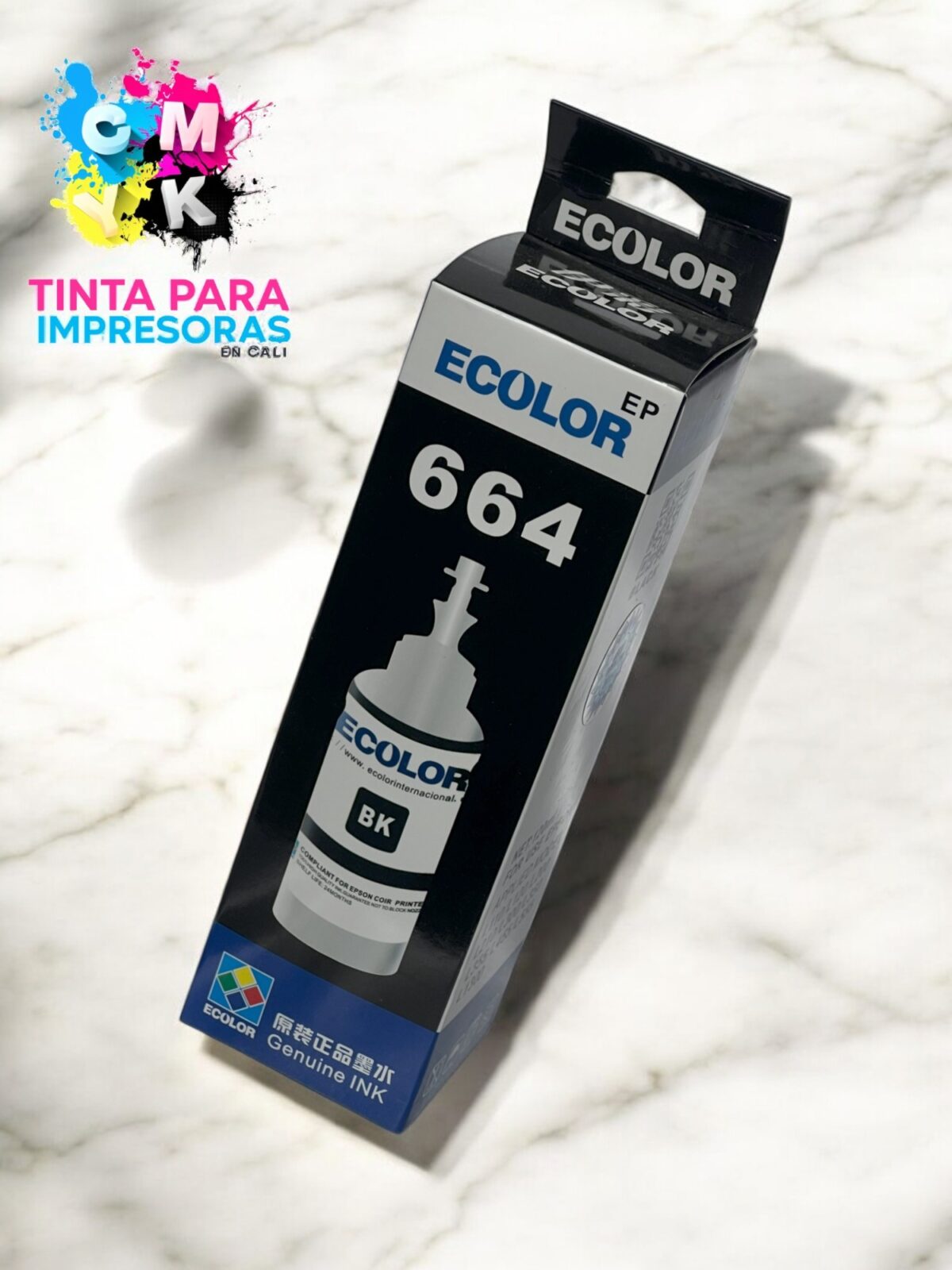 Tinta 664 Negra Para Epson